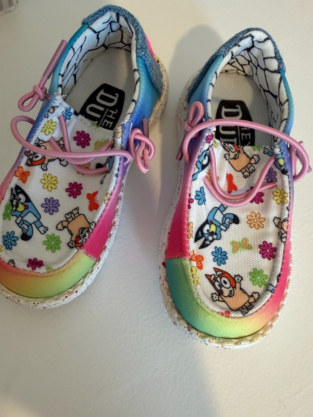 Hey Dude Bluey Toddler Shoes, Custom Made